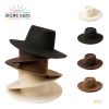 $12.5 - Shinehats Custom Adults 2022 Wholesale Panama Wool Wide Brim Ladies Women Felt Fedora Hat