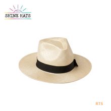 $19.9 - Summertime Hats Straw Hat With Under Brim Design For Sun Beach Custom Wholesale Floppy Brim Flat Top Beach Hats For Sunshade Uv Protection