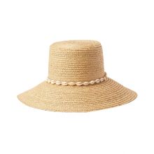 Best Pearl Straw Hat Under Brim Custom Floppy Brim Flat Top Beach Hats
