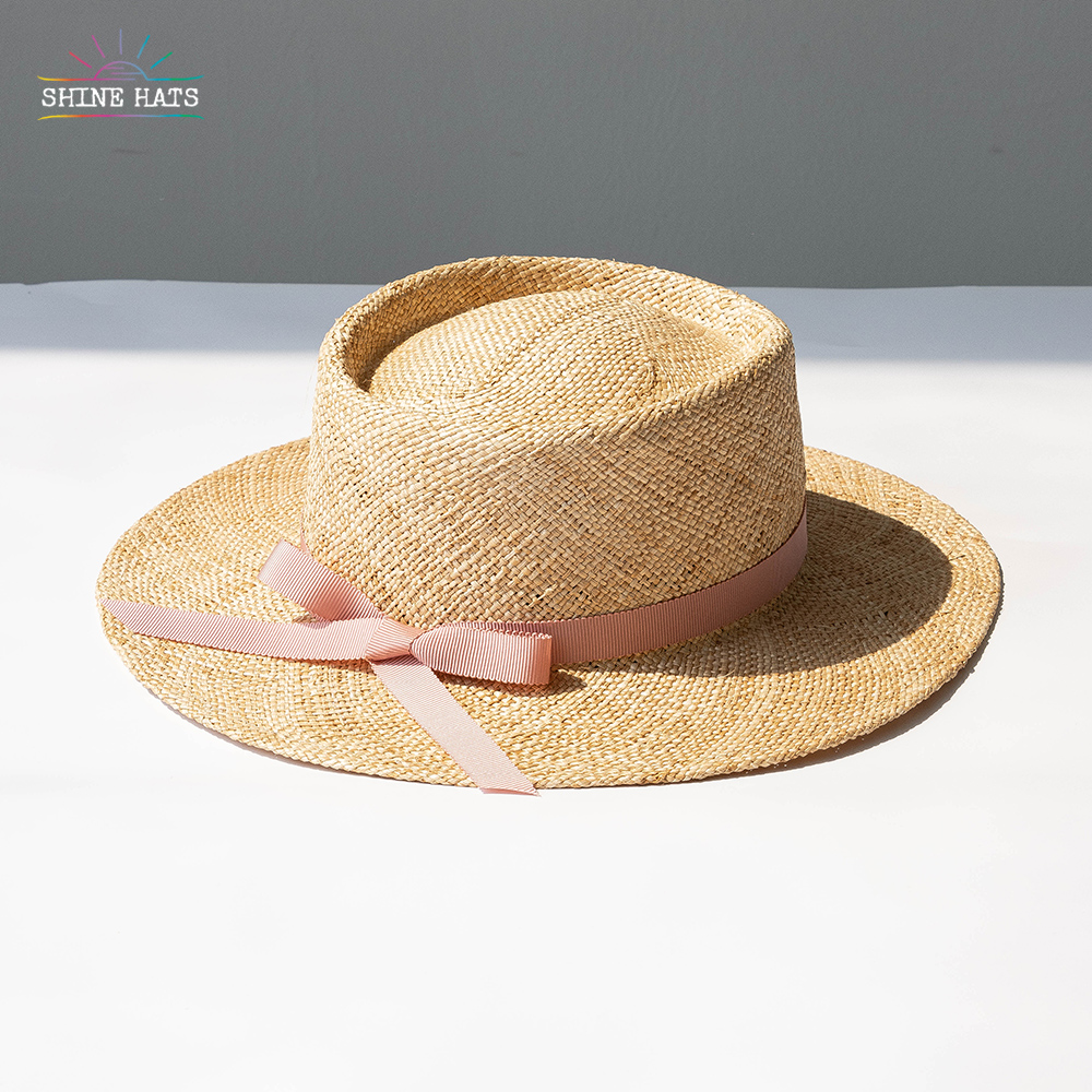 ＄16.5 - Shinehats Telescope Top Wheat Kids Straw Hats Children Summer Sun Straw Sombrero Women With Colorful Hat Band Bowknot